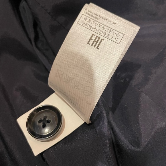 Banana Republic Blue Wool Suit Jacket Size 0 - Picture 4 of 5